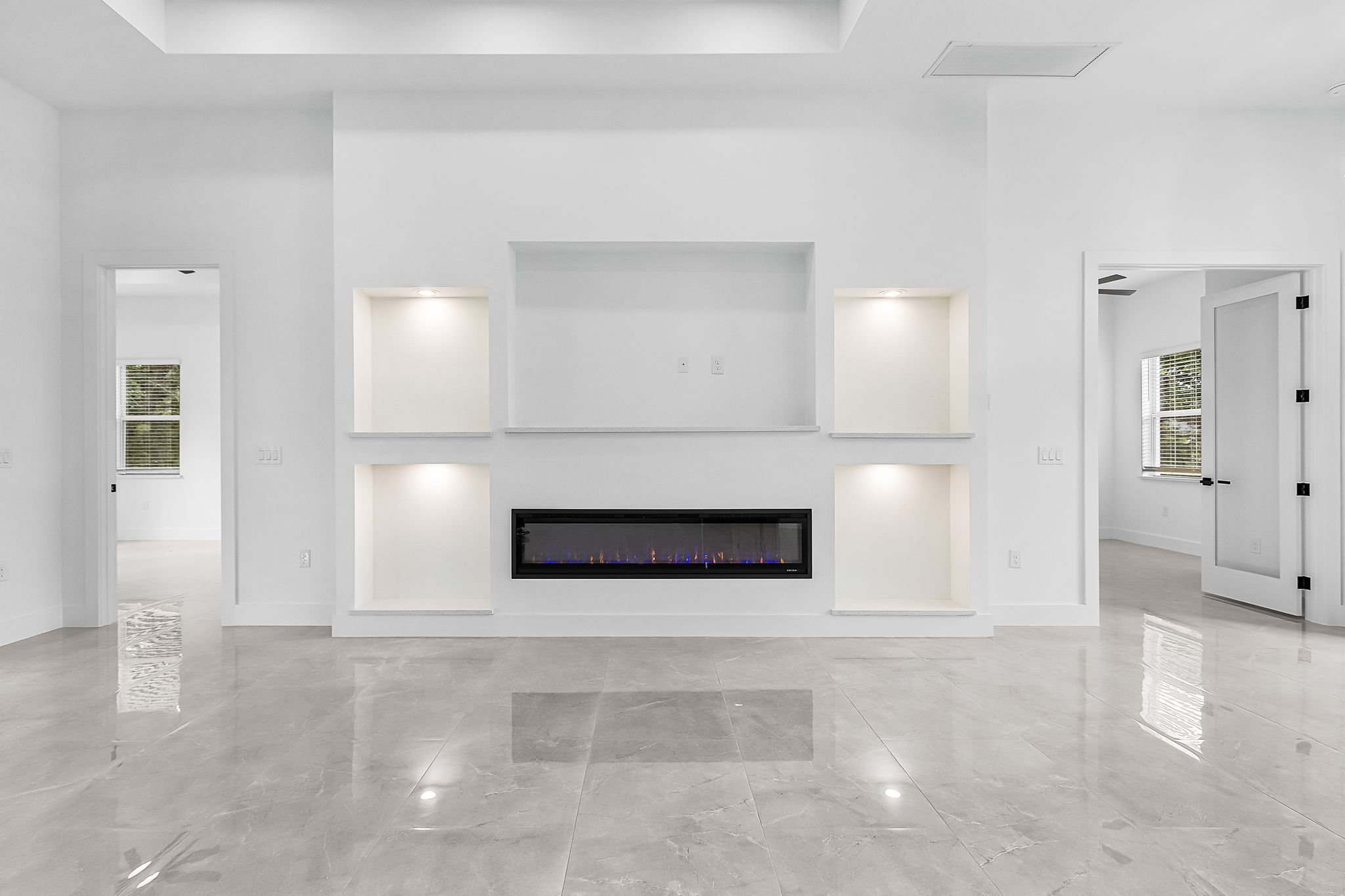 Farber Luxury Model interior — designer touches