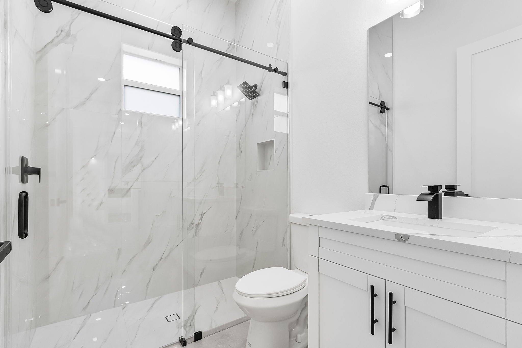Farber Luxury Model — open floor plan living