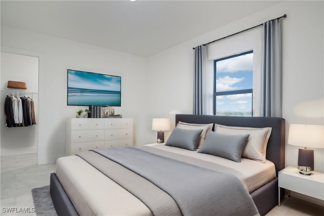 Justice Model master bedroom — comfortable and modern